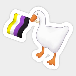 nb goose Sticker